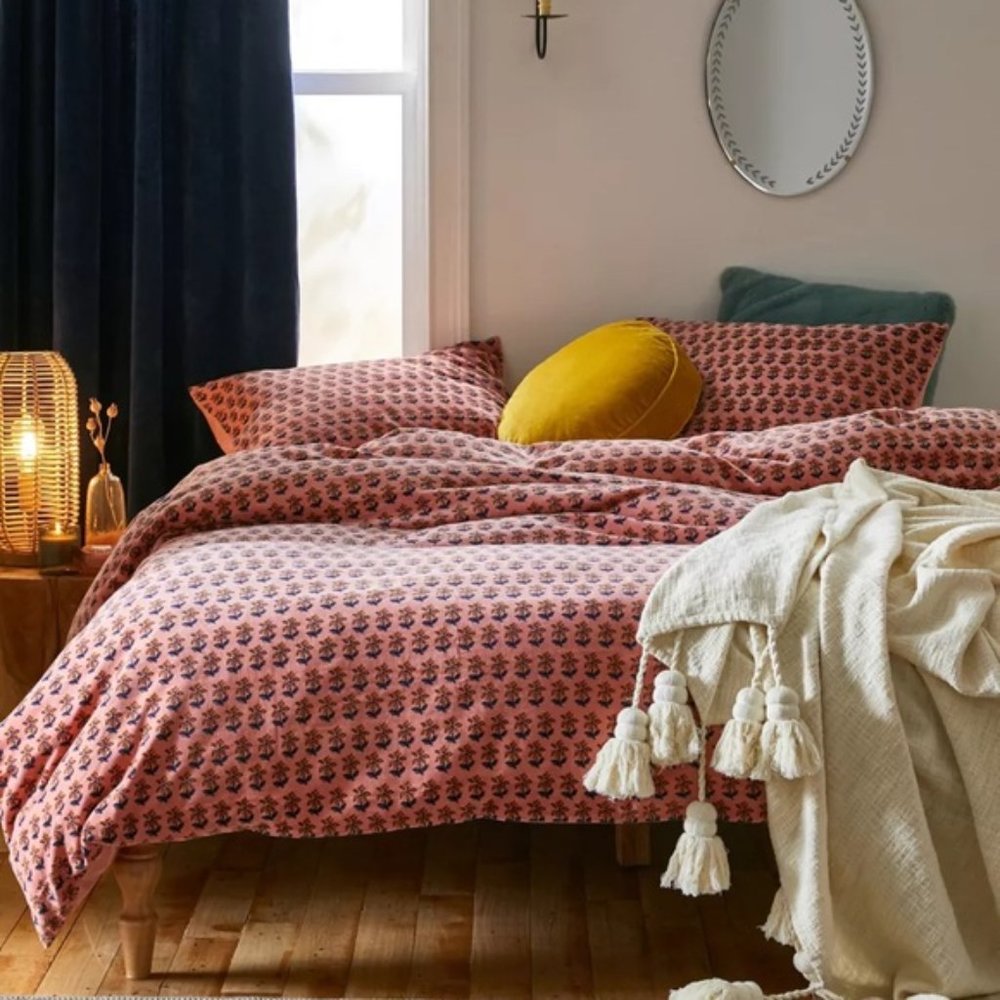 Urban Outfitters Adrianna Velvet Duvet Cover l Twin XL